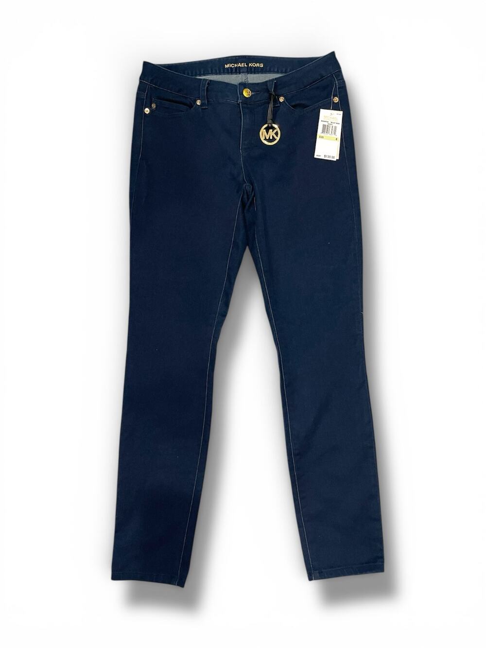 Michael Kors Skinny Jeans Dark Blue NWT Size 4
